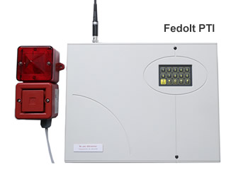 Recpeteur pti avec sirène et transmetteur téléphonique